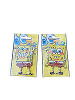 Термонаклейка на одежду Спанч Боб Улыбка, набор 2 шт