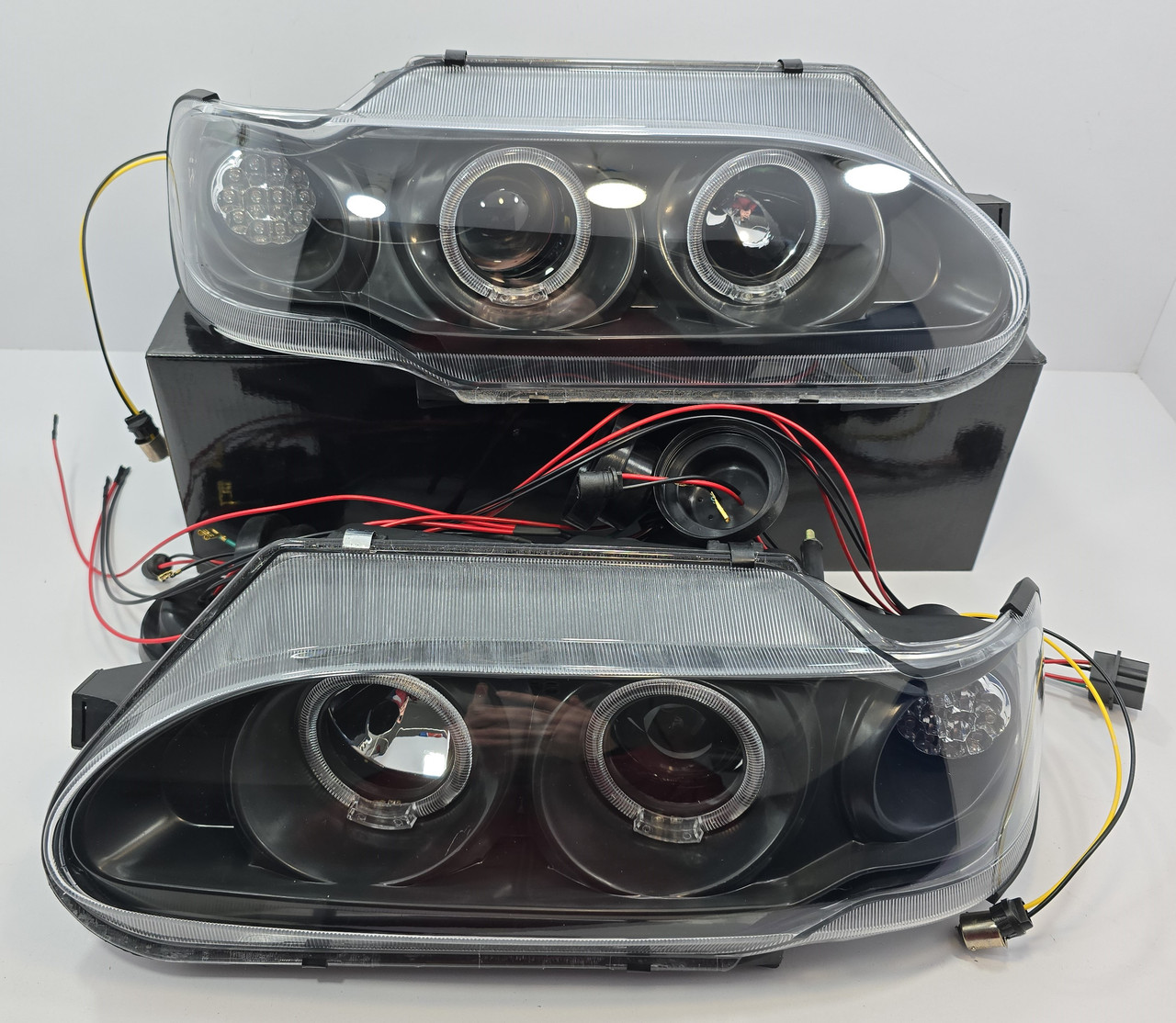 Фари тюнінг LED +лінза (к-т ліва +права) ВАЗ 2115,2114,2113 WATT, фото 1