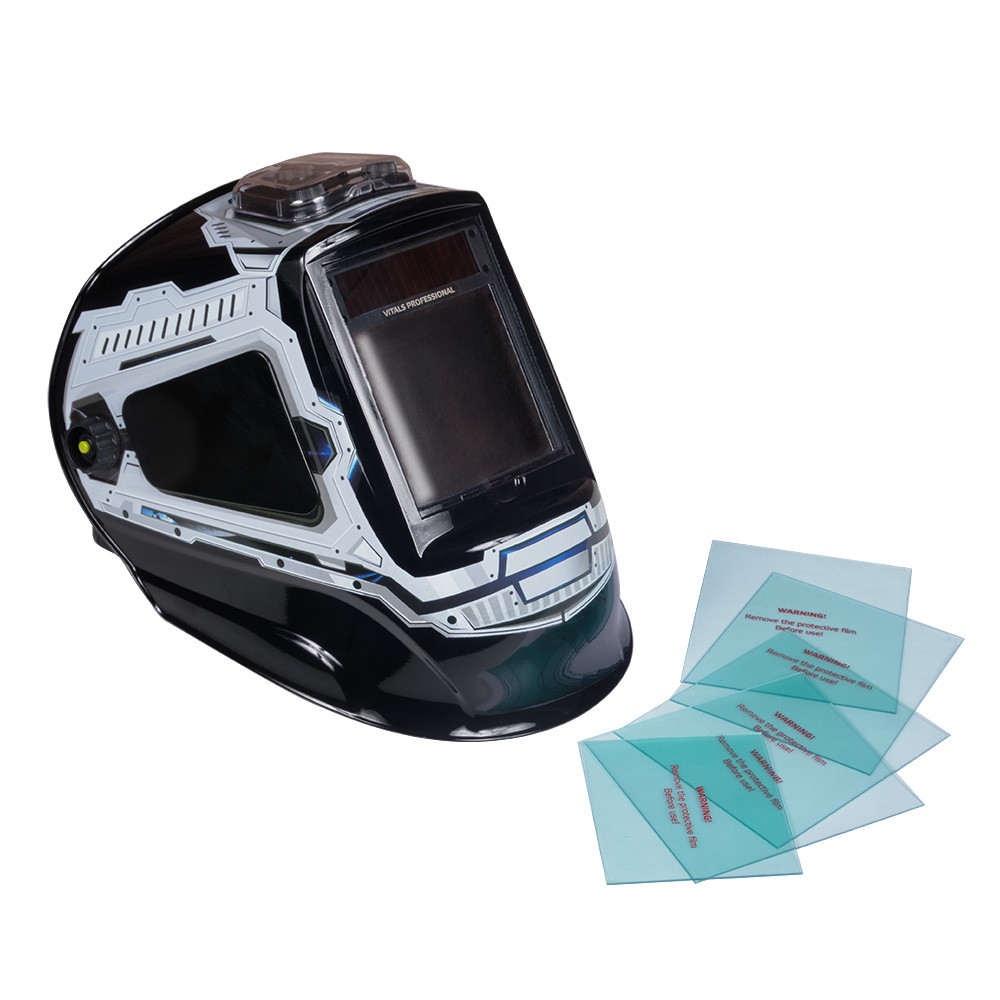 Комплект захисного скла для маски зварника Vitals Professional 2.0 Panoramic true color