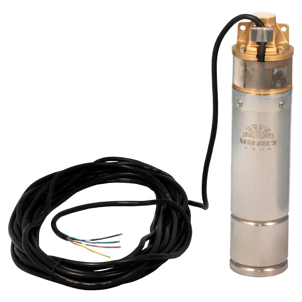 Насос свердловинний Vitals Aqua 4DV 2023-0.75r + ПУ + 15 м кабелю
