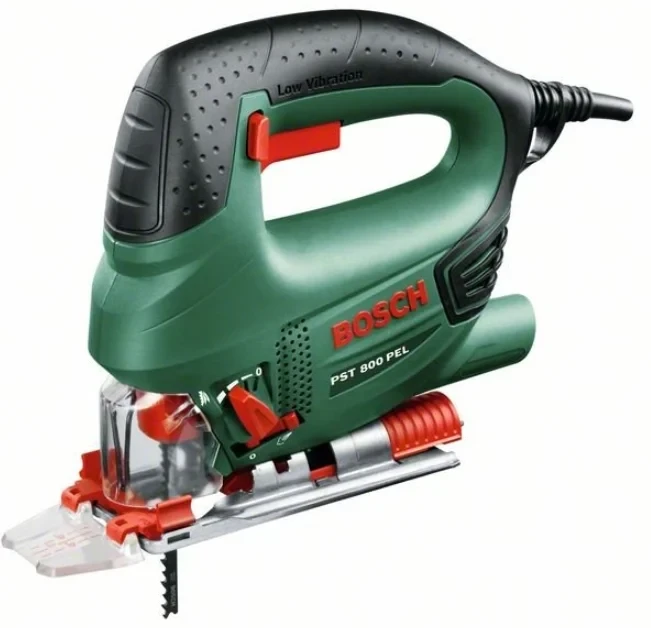 Електролобзик Bosch PST 800 PEL + Набір 10 полотен (0.603.3A0.101)