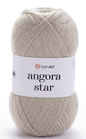 Пряжа Angora Star Yarnart-033 світлий беж