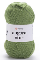 Пряжа Angora Star Yarnart-098 зелений