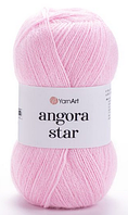 Пряжа Angora Star Yarnart-217 ніжно-рожевий