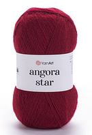 Пряжа Angora Star Yarnart-3024 бордо