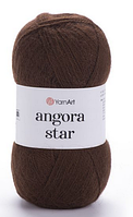 Пряжа Angora Star Yarnart-3067 коричневий