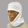 Балаклава флісова біла зимова, фото 5