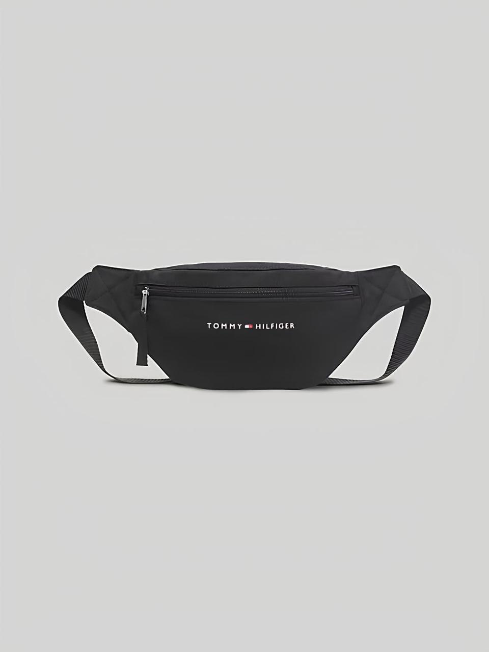 Поясна сумка Tommy Hilfiger бананка 1159821128 (Чорний One size)