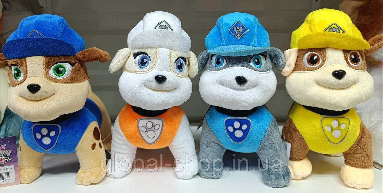 М'яка іграшка щенячий патруль Кремез і команда, 20 см