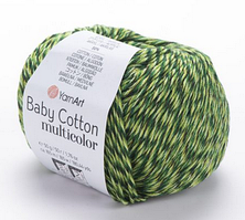 Пряжа Baby cotton Multicolor Yarnart-5207