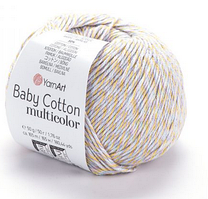 Пряжа Baby cotton Multicolor Yarnart-5212