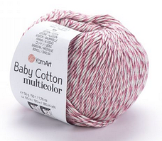 Пряжа Baby cotton Multicolor Yarnart-5217
