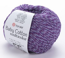 Пряжа Baby cotton Multicolor Yarnart-5218