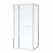 CRUZE душова кабіна 90*90*200см, тип дверей COME IN, профіль хром, прозоре скло Арт. 1047.124701