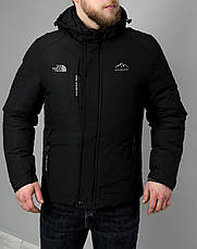 Чоловіча куртка The North Face зимова утеплена куртка пуховик Зе Норт Фейс з капюшоном, фото 2
