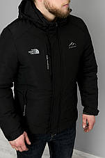 Чоловіча куртка The North Face зимова утеплена куртка пуховик Зе Норт Фейс з капюшоном, фото 3