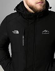 Чоловіча куртка The North Face зимова утеплена куртка пуховик Зе Норт Фейс з капюшоном, фото 4