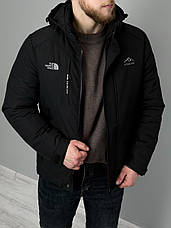 Чоловіча куртка The North Face зимова утеплена куртка пуховик Зе Норт Фейс з капюшоном, фото 5