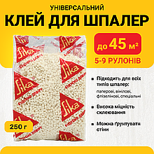 Клей для шпалер флізелінових/вінілових/паперових SikaBond-122 WP 250 г