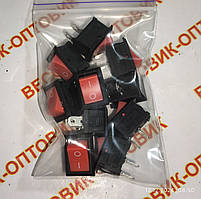 Кнопка мережева вимикач 2pin KCD1-101 21х15мм