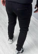 Чоловічі спортивні штани New Balance теплі спортивні штани Нью Баланс зимові на флісі чорні, фото 6