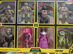 Ігровий набір героїв Черепашки Ніндзя Warrior 8 штук у наборі Черепашки-ниндзя Mutant Ninja Turtles TMNT