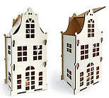 Декор Mazhura Старовинний будинок для LED-свічки ХДФ 23,5x11x9,2см (mz718997)