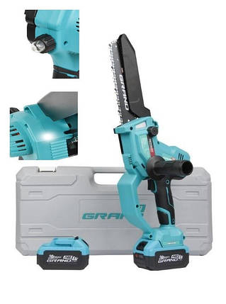 Акумуляторна ланцюгова пила Grand АПЦ-20V/8"-4 ind INDUSTRIAL, фото 1
