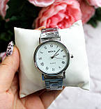 Наручний чоловічий годинник Wokai з металевим браслетом і білим циферблатом, фото 3