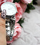 Наручний чоловічий годинник Wokai з металевим браслетом і білим циферблатом, фото 5