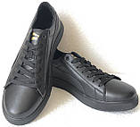 Puma classic ! Кросівки-кеди пума дитячі з натуральної шкіри чорного кольору для дівчаток і хлопчиків! 40 розм, фото 3