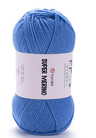 Пряжа Super Merino Yarnart-1256 синій
