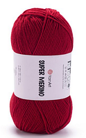 Пряжа Super Merino Yarnart-251 червоний