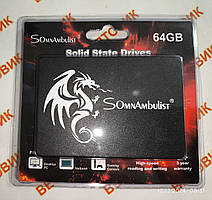 SSD жорсткий диск 64 ГБ SOMNAMBULIST (Оригінал) 2.5 дюйма sata3 (SATA/600)
