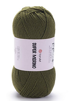 Пряжа Super Merino Yarnart-263 хакі