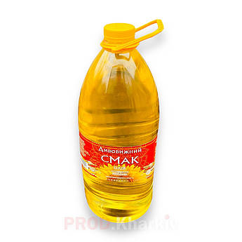 Олія 3л соняшникова рафінована ТМ "Дивовижний Смак"