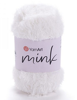 Пряжа Mink Yarnart-330 кремовий