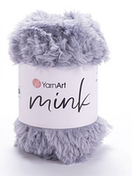 Пряжа Mink Yarnart-334 сірий