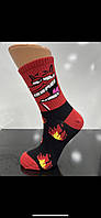 Шкарпетки з вишивкою Червоний диявол