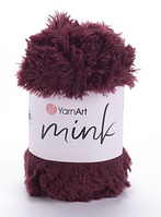 Пряжа Mink Yarnart-339 бордо