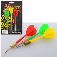 Дротики для гри в дартс M 3005, 3 шт в наборі