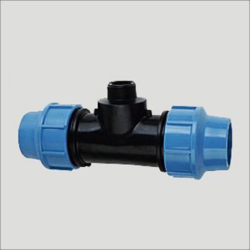 Трійник ПНД 32х3/4" РН затискний, фото 1