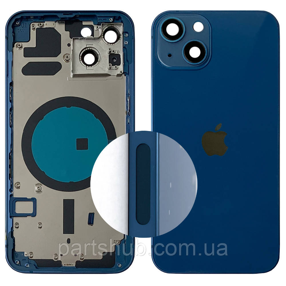Корпус Apple iPhone 13 (синій оригінал Китай US), фото 1