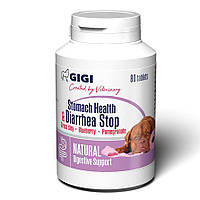 Стомач Хелс & Діарея Стоп Gigi Stomach Health & Diarrhea Stop для травної системи, проти діареї для собак та котів 1табл на 10кг,