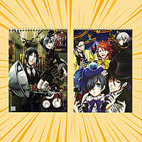 Альбом для малювання А4 Black Butler 48 аркушів 003
