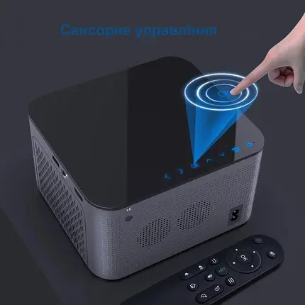 Смарт Проєктор MAGCUBIC HY350 PRO 2/32 GB 580ANSI 4K Full HD Voice control Android 11 HD домашній кінотеатр, фото 3