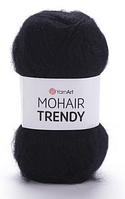 Пряжа Mohair Trendy Yarnart-102 чорний