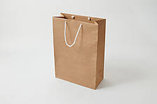 Крафтовий пакет преміум-класу Розмір L 23х33х11 см