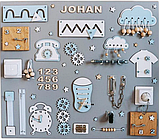 Розвиваюча іграшка Бізіборд TG173981888, 70х60 см, Блакитний, фото 3