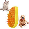 Портативний паровий гребінець для котів та собак Combing Wool JY-06 Yellow, фото 9